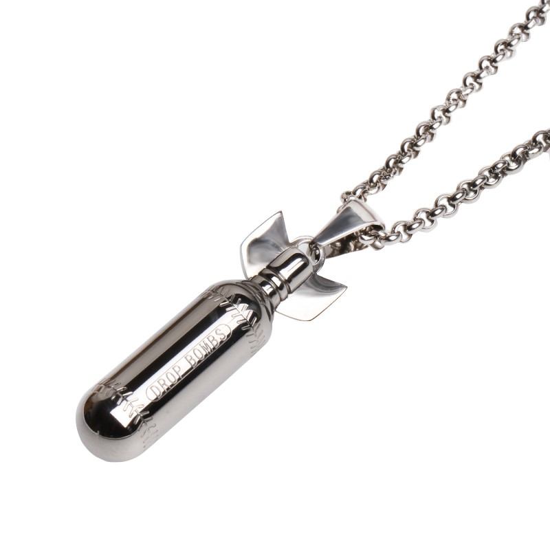 Drop Bombs Pendant with Chain - Baseball Legend Apparel