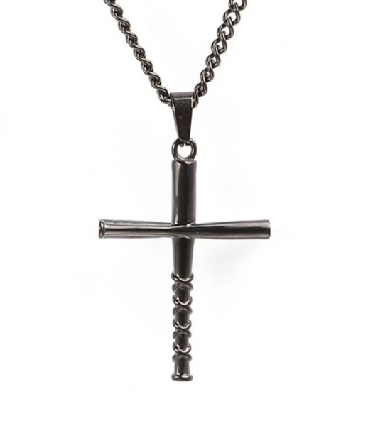 Baseball Bat Cross Pendant Necklace Hip Hop Stainless Steel Statement Cross  Necklace Gym Sports Biker Jewelry Christmas Gift From Smoke_factory, $9.14  | DHgate.Com
