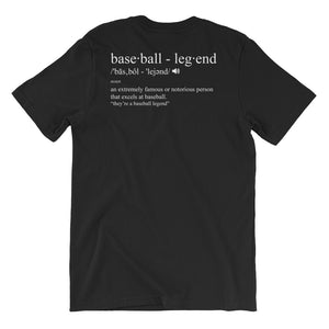 Definition Tee - Baseball Legend Apparel