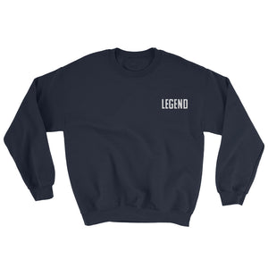 Legend Embroidered Sweatshirt - Baseball Legend Apparel