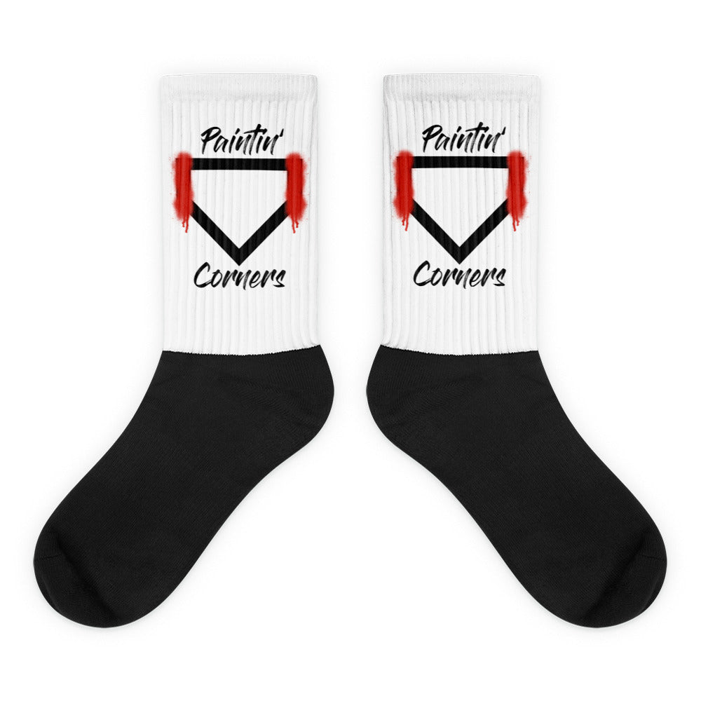 Paintin' Corners Socks - Baseball Legend Apparel