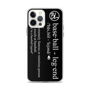 Definition iPhone Case - Baseball Legend Apparel